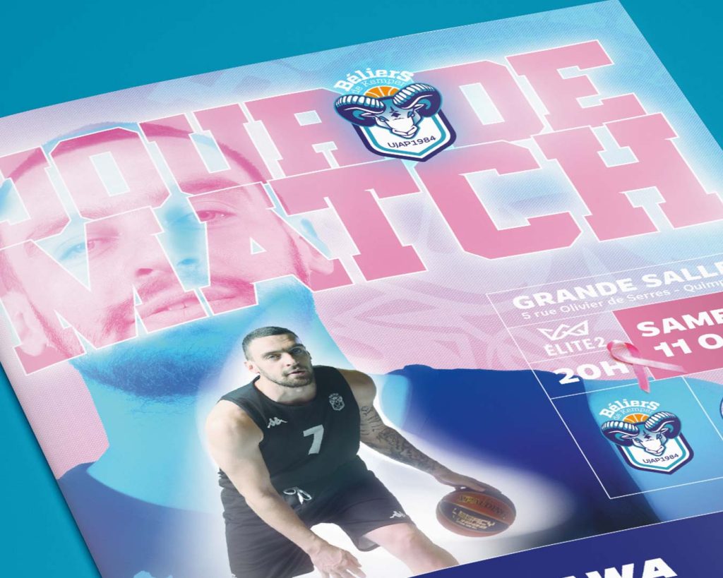 Communication club de sport Quimper par agence R à Quimper